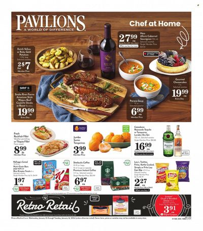 Pavilions (CA) Weekly Ad Flyer Specials January 10 to January 16, 2024