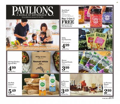 Pavilions (CA) Weekly Ad Flyer Specials January 10 to January 30, 2024