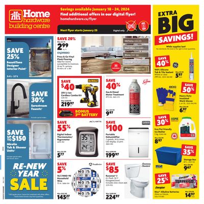 Home Hardware Building Centre (Atlantic) Flyer January 18 to 24