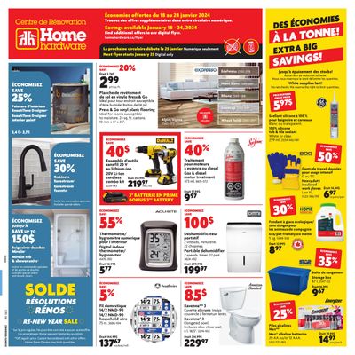 Home Hardware Building Centre (QC) Flyer January 18 to 24