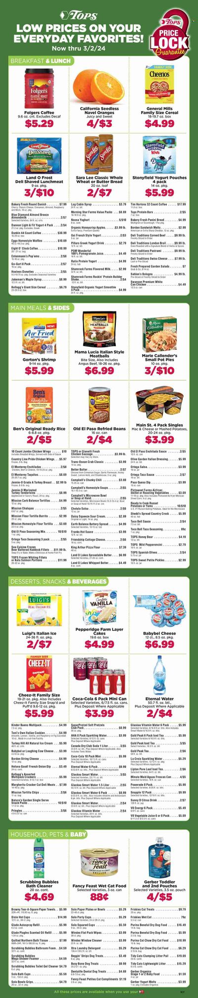 Tops Weekly Ad Flyer Specials January 7 to March 2, 2024
