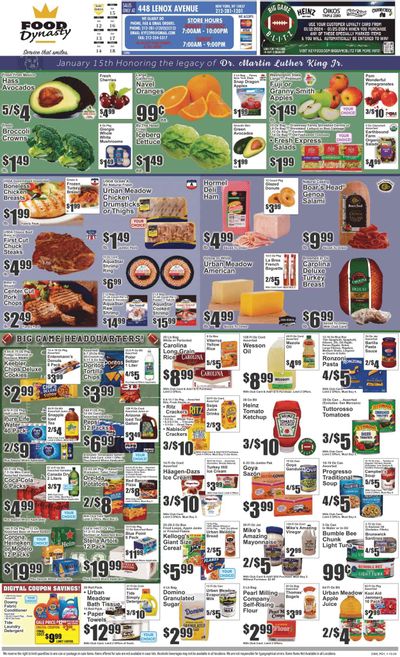 Food Dynasty (NY) Weekly Ad Flyer Specials January 12 to January 18, 2024