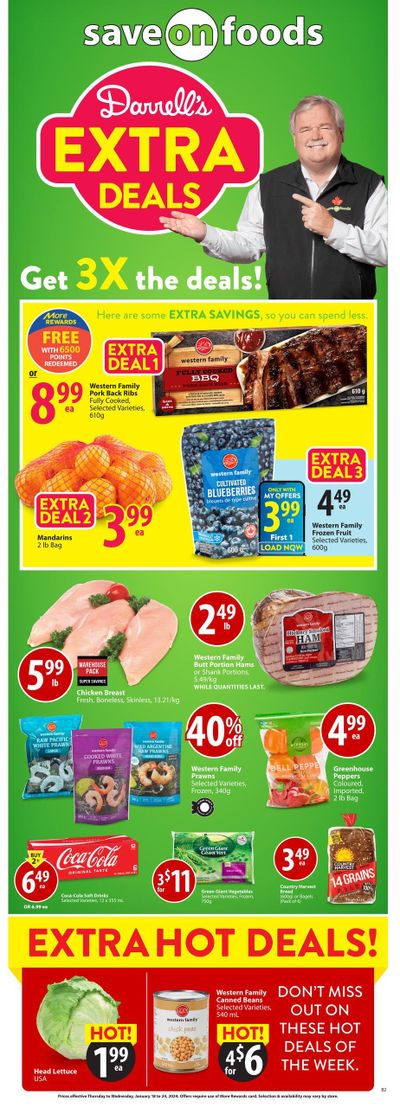 Save On Foods (AB) Flyer January 18 to 24