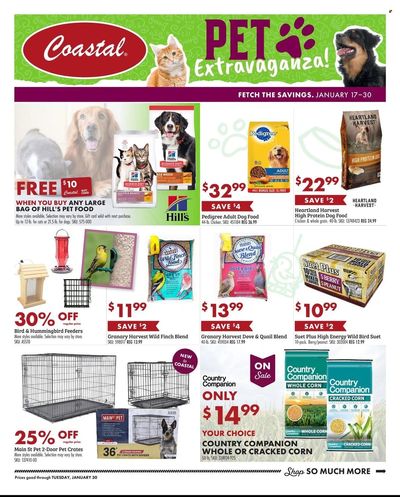 Coastal Farm & Ranch Weekly Ad Flyer Specials January 17 to January 30, 2024