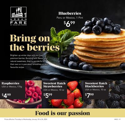 Urban Fare Flyer January 18 to 24