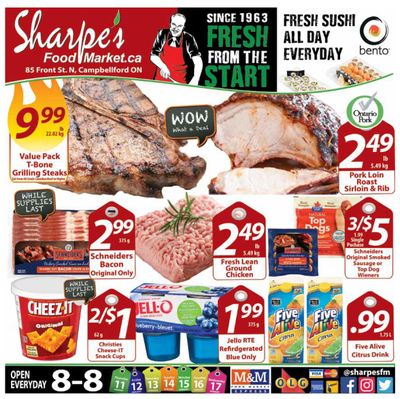 Sharpe's Food Market Flyer January 11 to 17