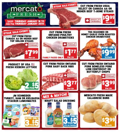 Mercato Fresh Flyer January 18 to 25