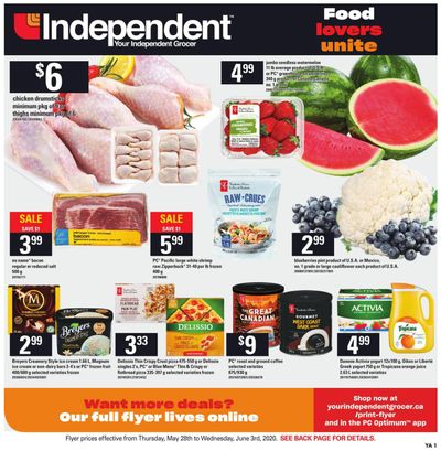 Independent Grocer (Atlantic) Flyer May 28 to June 3