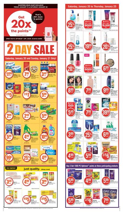 Shoppers Drug Mart (ON) Flyer January 20 to 25