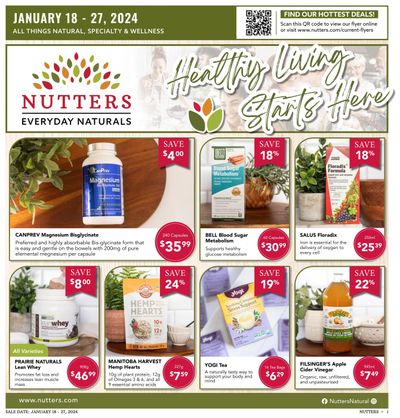 Nutters Everyday Naturals Flyer January 18 to 27