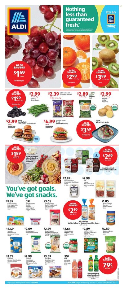 ALDI (IA, MI, WI) Weekly Ad Flyer Specials January 17 to January 23, 2024