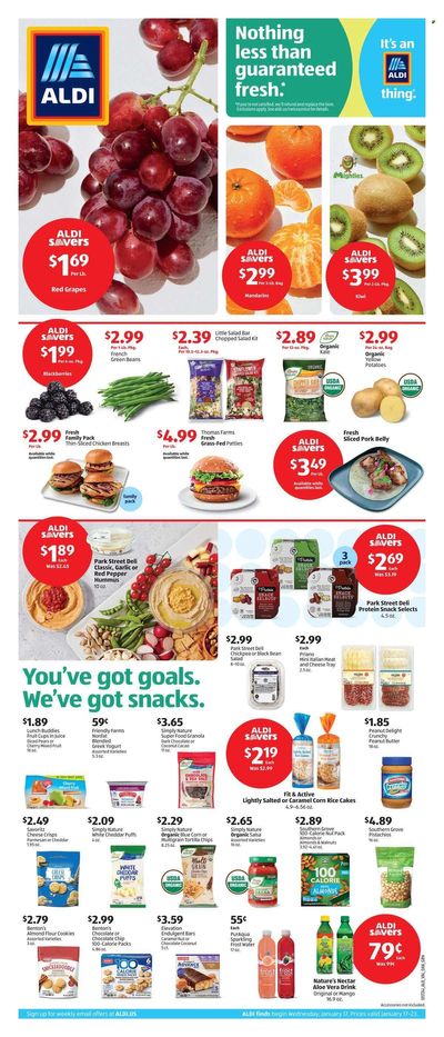 ALDI (IL, IN) Weekly Ad Flyer Specials January 17 to January 23, 2024
