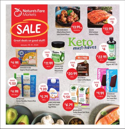 Nature's Fare Markets Flyer January 18 to 31