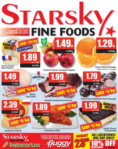 Starsky Foods Flyer January 18 to 24