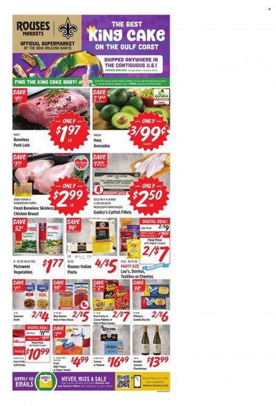 Rouses Markets (AL) Weekly Ad Flyer Specials January 17 to January 24, 2024