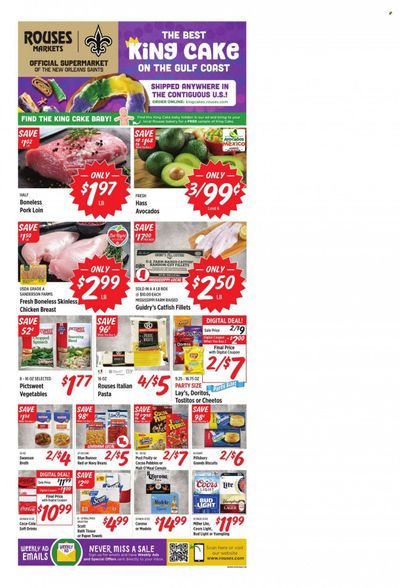 Rouses Markets (MS) Weekly Ad Flyer Specials January 17 to January 24, 2024