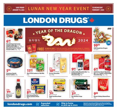 London Drugs Lunar New Year Event Flyer January 19 to February 7