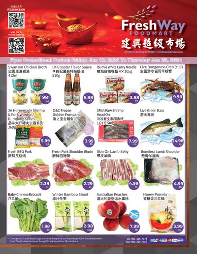 FreshWay Foodmart Flyer January 19 to 25