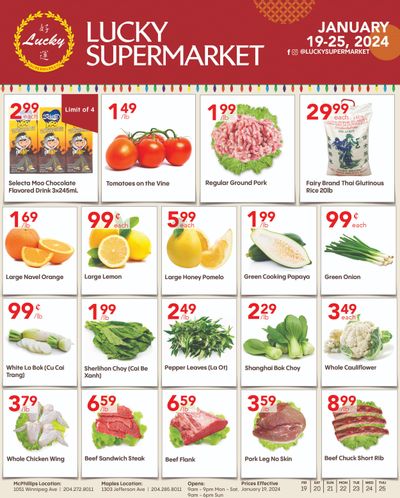 Lucky Supermarket (Winnipeg) Flyer January 19 to 25