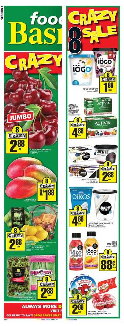 Food Basics (GTA, Kitchener and London Area) Flyer May 28 to June 3