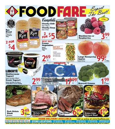Food Fare Flyer January 20 to 26