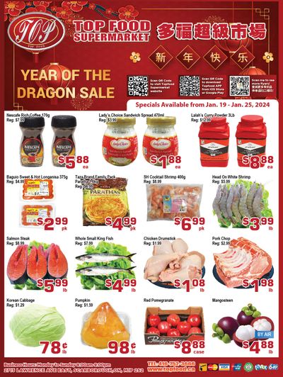 Top Food Supermarket Flyer January 19 to 25