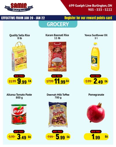 Samir Supermarket Flyer January 20 to 22