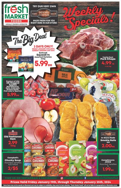 Fresh Market Foods Flyer January 19 to 25