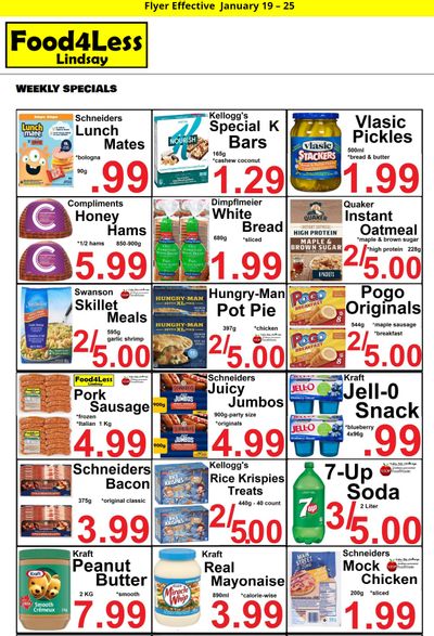 Food 4 Less (Lindsay) Flyer January 19 to 25