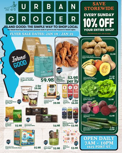 Urban Grocer Flyer January 19 to 25