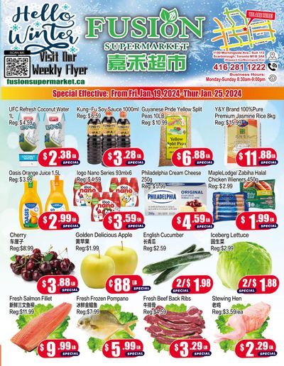 Fusion Supermarket Flyer January 19 to 25