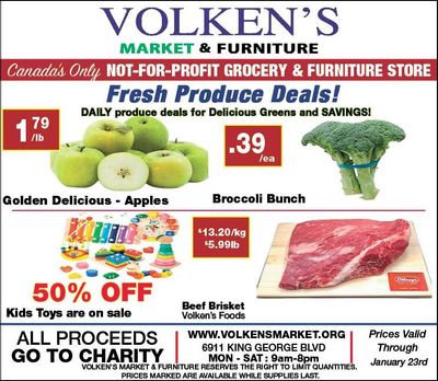 Volken's Market & Furniture Flyer January 17 to 23