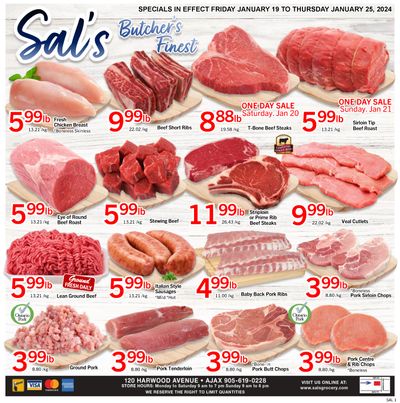 Sal's Grocery Flyer January 19 to 25
