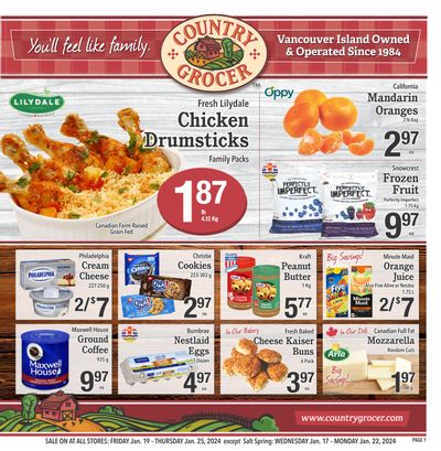 Country Grocer Flyer January 19 to 25