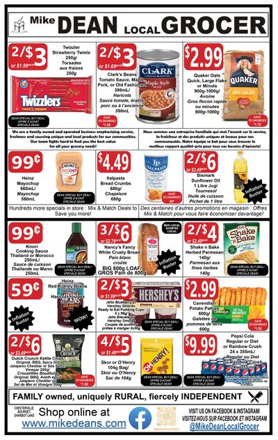 Mike Dean Local Grocer Flyer January 19 to 25