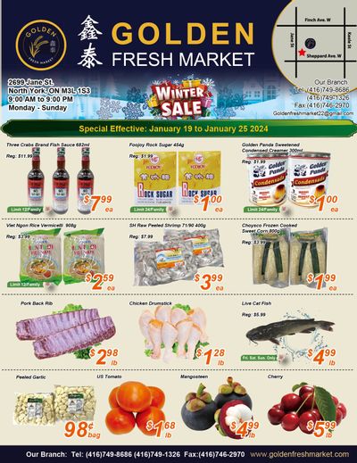 Golden Fresh Market Flyer January 19 to 25