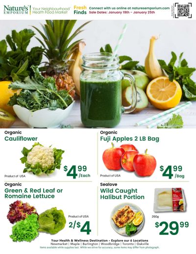 Nature's Emporium Weekly Flyer January 19 to 25