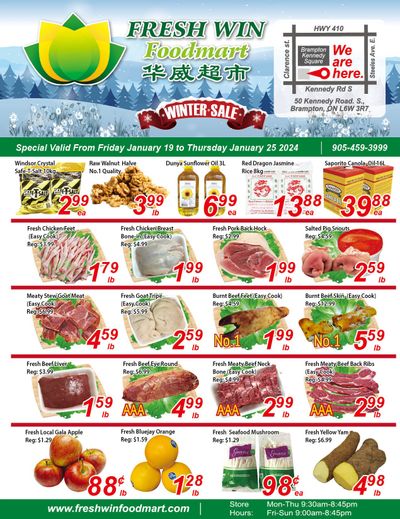 Fresh Win Foodmart Flyer January 19 to 25