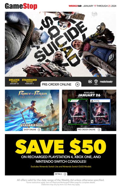 GameStop Flyer January 19 to 25
