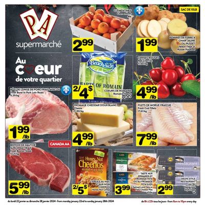 Supermarche PA Flyer January 22 to 28