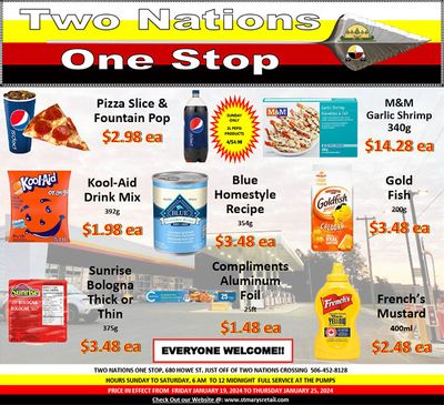 Two Nations One Stop Flyer January 19 to 25