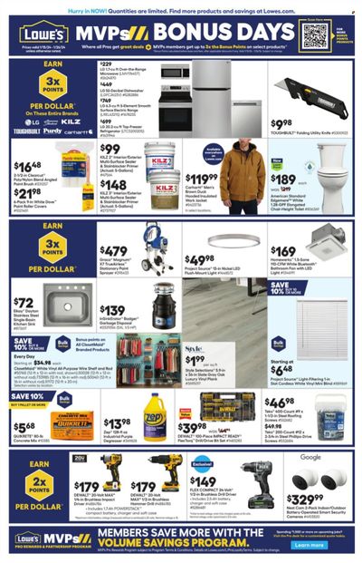 Lowe's Weekly Ad Flyer Specials January 15 to January 26, 2024