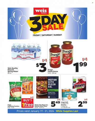 Weis (MD, NY, PA) Weekly Ad Flyer Specials January 19 to January 21, 2024