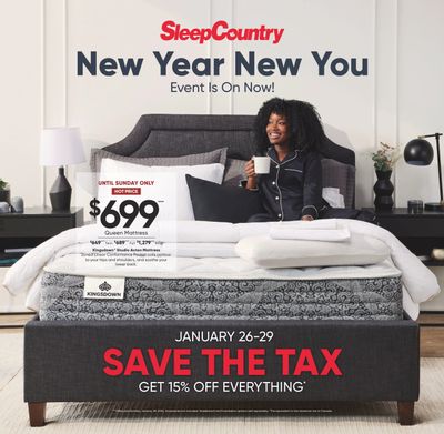 Sleep Country Flyer January 22 to 28