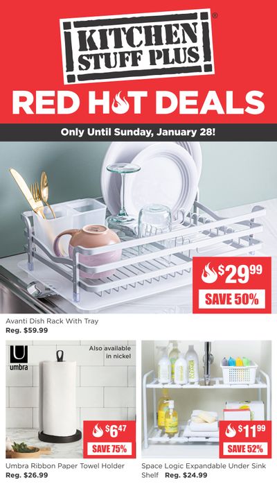 Kitchen Stuff Plus Red Hot Deals Flyer January 22 to 28
