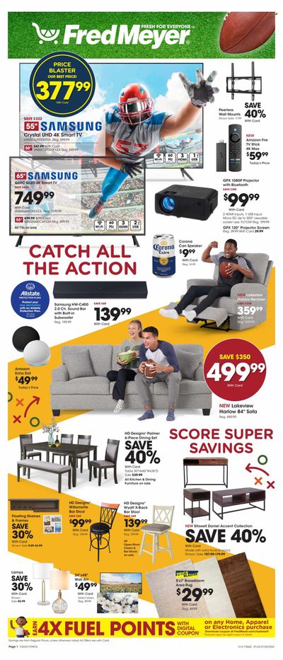 Fred Meyer (ID, OR, WA) Weekly Ad Flyer Specials January 24 to January 30, 2024