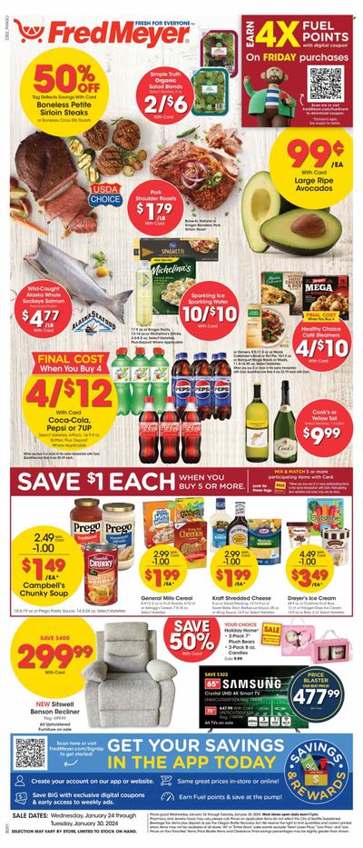 Fred Meyer (OR) Weekly Ad Flyer Specials January 24 to January 30, 2024