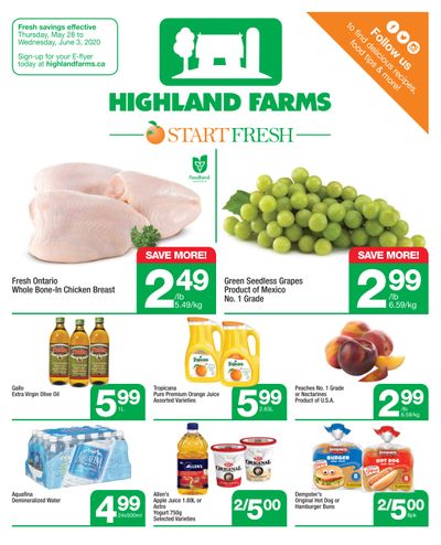 Highland Farms Flyer May 28 to June 3