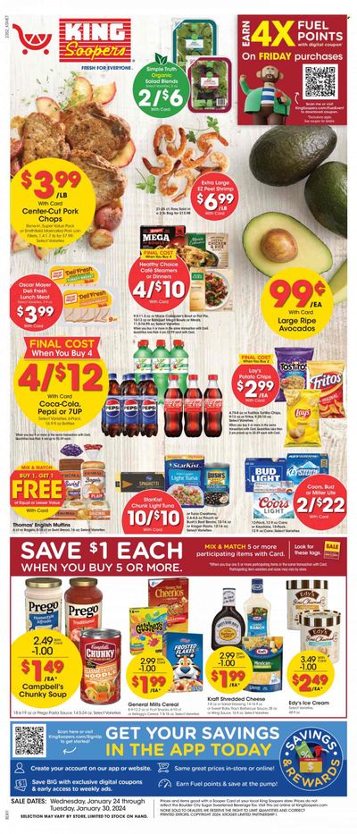 King Soopers (CO) Weekly Ad Flyer Specials January 24 to January 30, 2024