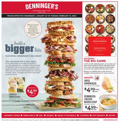 Denninger's Monthly Flyer January 24 to February 13